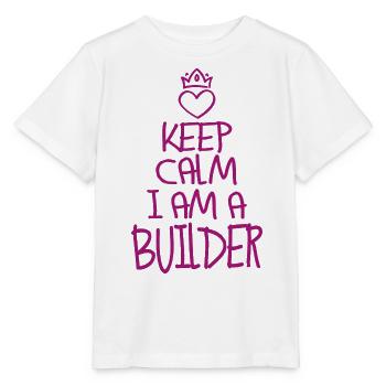 Gardez votre calme Travailleur de la construction Cool Travailleur de la construction Cadeau - T-shirt bio MINI CREATOR Stanley/Stella Enfant - blanc - Devant - Maike (125cm)
