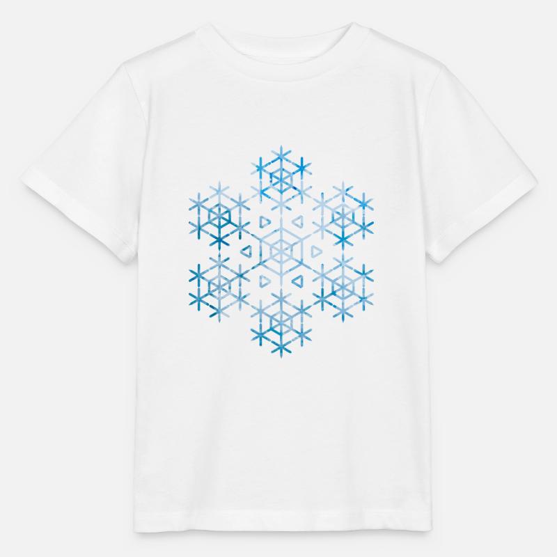 flocon de neige - T-shirt bio MINI CREATOR Stanley/Stella Enfant - blanc