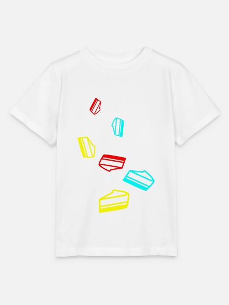 Kuchen käsekuchen - Stanley/Stella Kinder T-Shirt MINI CREATOR - Weiß