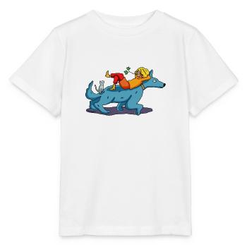 Je pars en ballade ! - T-shirt bio MINI CREATOR Stanley/Stella Enfant - blanc - Devant - Maike (125cm)