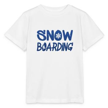 snowboarding - Stanley/Stella Kinder T-Shirt MINI CREATOR  - Weiß - Vorne - Maike (125cm)
