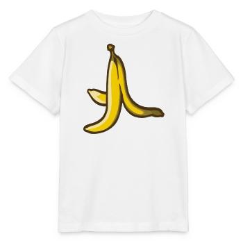 Banana / Banana Peel - Stanley/Stella MINI CREATOR Kids’ T-Shirt - white - Front - Maike (125cm)