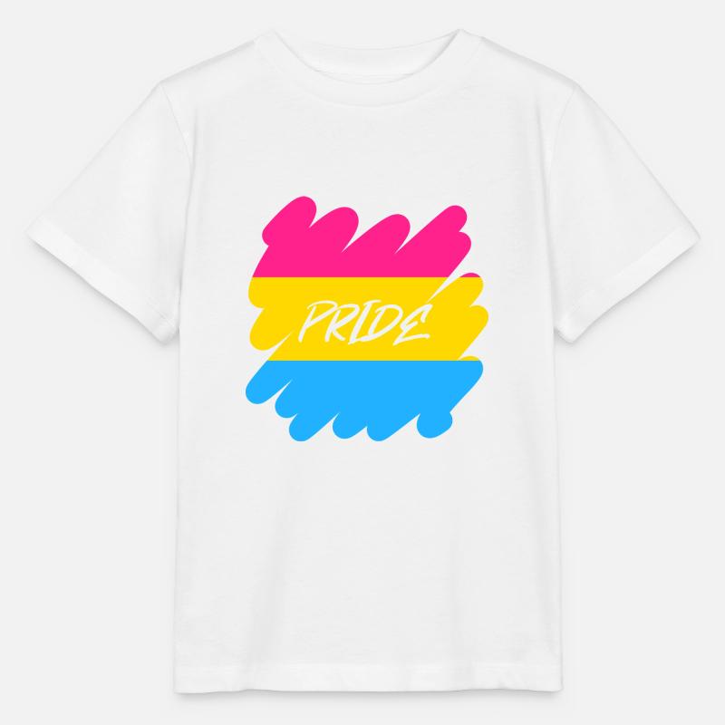 Pan Pride - Pride - T-shirt bio MINI CREATOR Stanley/Stella Enfant - blanc