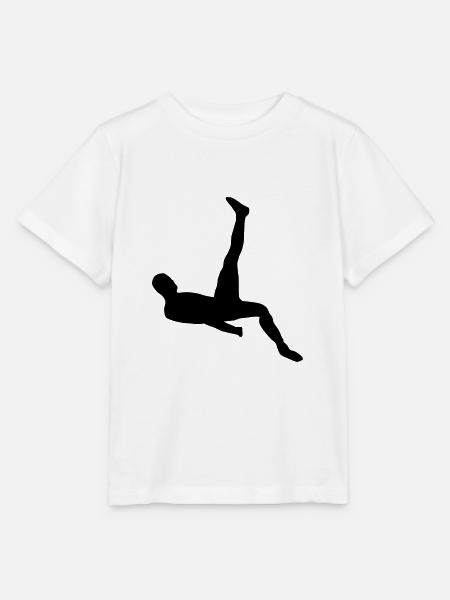 Soccer Bicycle Kick - Stanley/Stella Kinder T-Shirt MINI CREATOR  - Weiß
