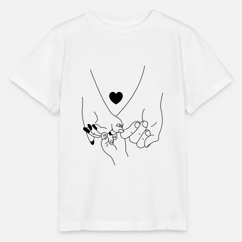 Mains - T-shirt bio MINI CREATOR Stanley/Stella Enfant - blanc