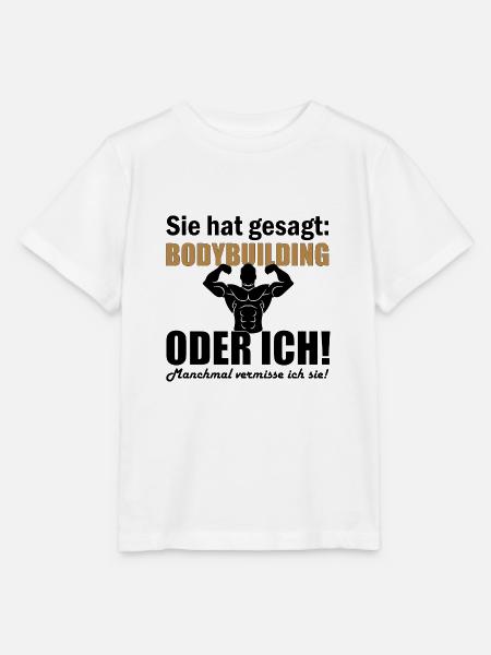 Bodybuilding - Stanley/Stella Kinder T-Shirt MINI CREATOR - Weiß