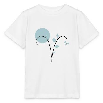 Signe astrologique bélier Aries - T-shirt bio MINI CREATOR Stanley/Stella Enfant - blanc - Devant - Maike (125cm)