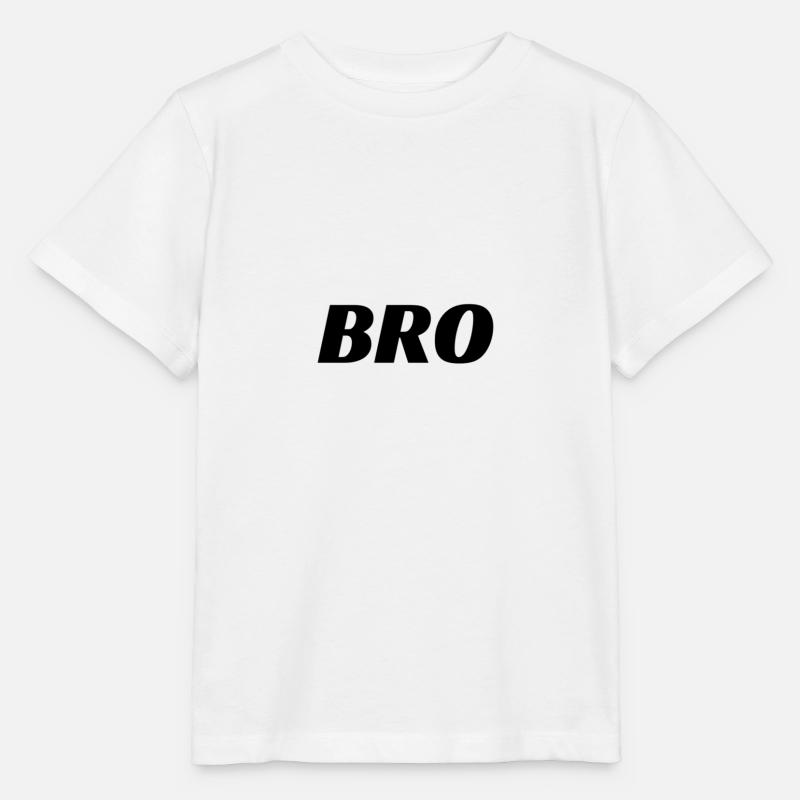 Bro... - Stanley/Stella Kinder T-Shirt MINI CREATOR  - Weiß