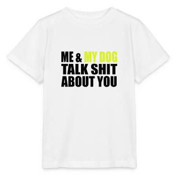 Dog dogs - Stanley/Stella MINI CREATOR Kids’ T-Shirt - white - Front - Maike (125cm)