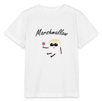 Marshmallow Marshmallows Sweet Candy Lollipop - Stanley/Stella MINI CREATOR Kids’ T-Shirt - white - Front - Maike (125cm)