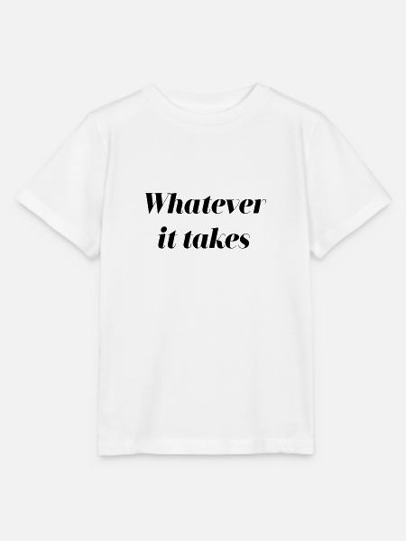 Whatever it takes Superhelden Fanshirt - Stanley/Stella Kinder T-Shirt MINI CREATOR  - Weiß