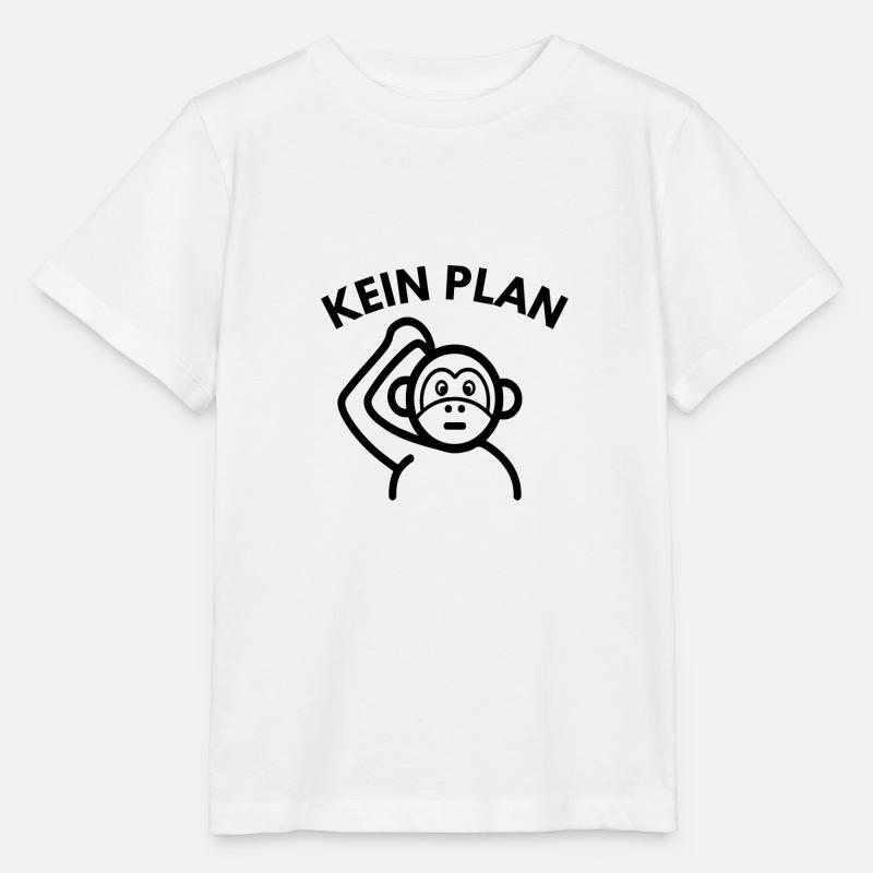 Kein Plan - Stanley/Stella Kinder T-Shirt MINI CREATOR - Weiß