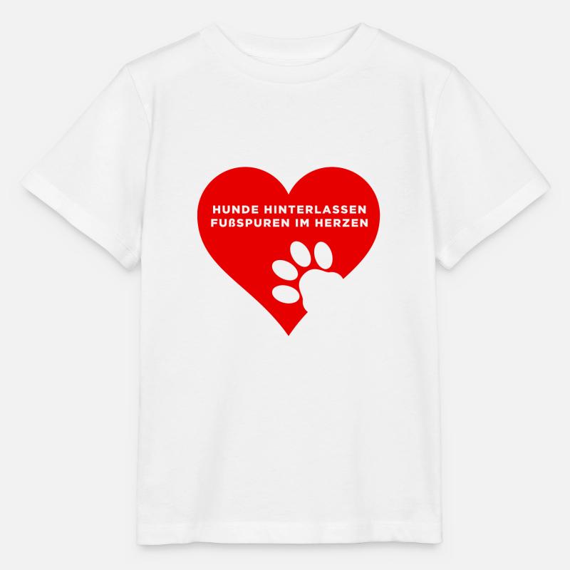 Amour des chiens - T-shirt bio MINI CREATOR Stanley/Stella Enfant - blanc