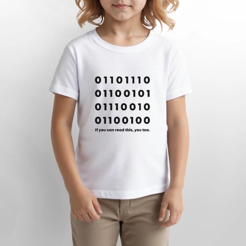 Binary Code Nerd Stanley/Stella MINI CREATOR Kids’ T-Shirt