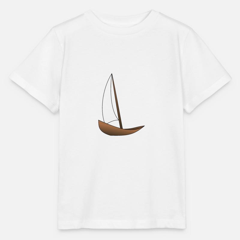 Segelboot - Stanley/Stella Kinder T-Shirt MINI CREATOR  - Weiß