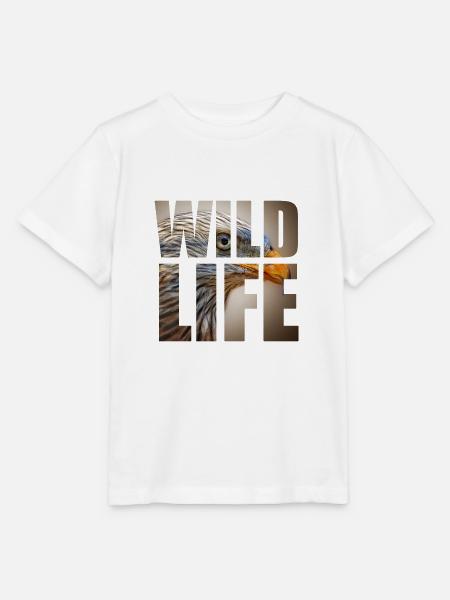 Wildlife Wildnis Greifvogel Milan Bild Natur - Stanley/Stella Kinder T-Shirt MINI CREATOR - Weiß