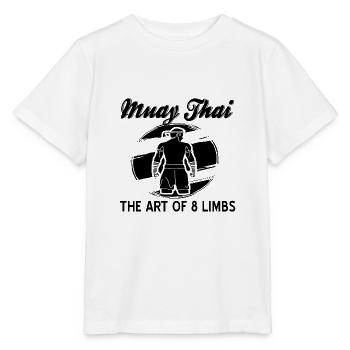 Muay Thai - Stanley/Stella Kinder T-Shirt MINI CREATOR  - Weiß - Vorne - Maike (125cm)