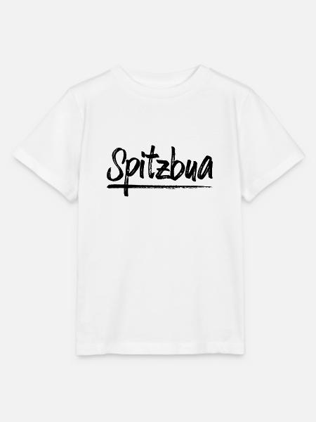 Spitzbua Spitzbube Baierisch Dialekt Schlingel - Stanley/Stella Kinder T-Shirt MINI CREATOR - Weiß