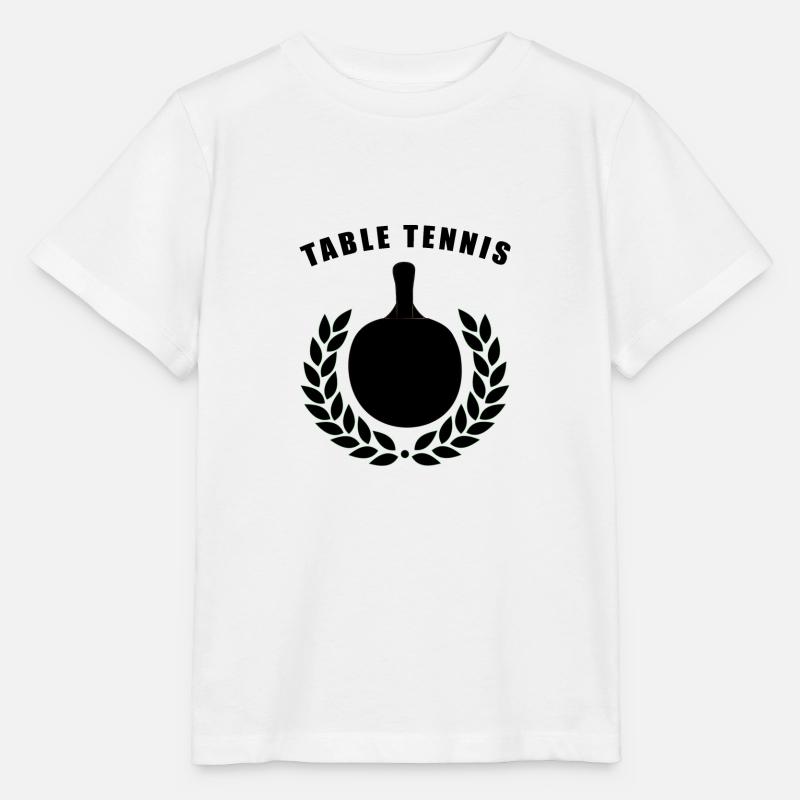 tennis de table - T-shirt bio MINI CREATOR Stanley/Stella Enfant - blanc