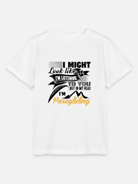 Paragliding - Stanley/Stella Kinder T-Shirt MINI CREATOR - Weiß