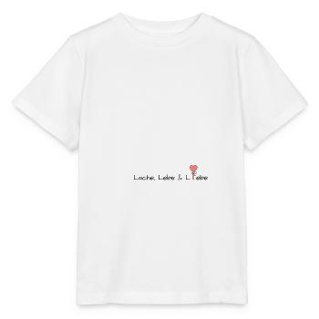 Lache Lebe Liebe - Stanley/Stella Kinder T-Shirt MINI CREATOR  - Weiß - Vorne - Maike (125cm)