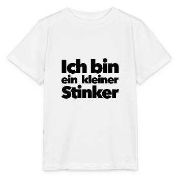 Ich bin ein kleiner Stinker - Spaß - Stanley/Stella Kinder T-Shirt MINI CREATOR  - Weiß - Vorne - Maike (125cm)