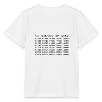 50 shades of gray - Stanley/Stella MINI CREATOR Kids’ T-Shirt - white - Front - Maike (125cm)