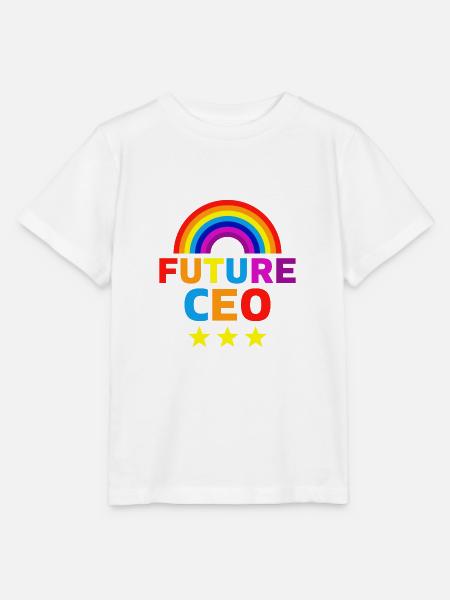 Future CEO Entrepreneur Geschenk - Stanley/Stella Kinder T-Shirt MINI CREATOR  - Weiß