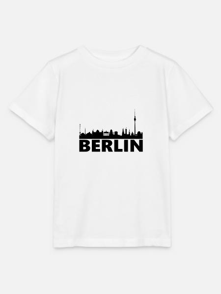 Berlin Skyline - Stanley/Stella Kinder T-Shirt MINI CREATOR  - Weiß