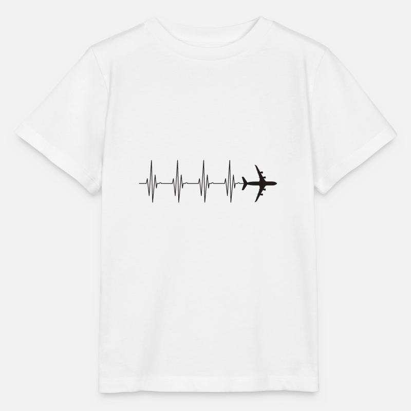 avion - T-shirt bio MINI CREATOR Stanley/Stella Enfant - blanc