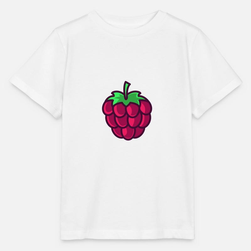 Himbeere - Stanley/Stella Kinder T-Shirt MINI CREATOR - Weiß