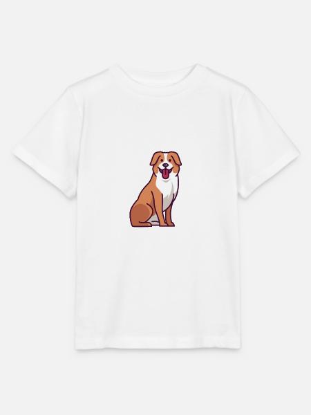 Australian Shepherd - Stanley/Stella Kinder T-Shirt MINI CREATOR - Weiß
