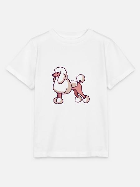 Pudel - Stanley/Stella Kinder T-Shirt MINI CREATOR - Weiß