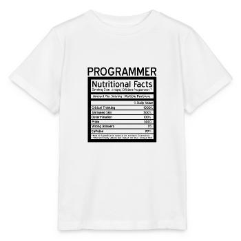 programmeur - T-shirt bio MINI CREATOR Stanley/Stella Enfant - blanc - Devant - Maike (125cm)