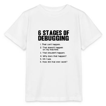 Programmierer - Stanley/Stella Kinder T-Shirt MINI CREATOR  - Weiß - Vorne - Maike (125cm)