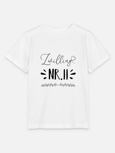 Zwillinge - Stanley/Stella Kinder T-Shirt MINI CREATOR  - Weiß