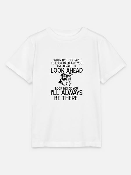 Border Collie - Stanley/Stella Kinder T-Shirt MINI CREATOR  - Weiß