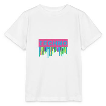 Neon Techno - Stanley/Stella Kinder T-Shirt MINI CREATOR  - Weiß - Vorne - Maike (125cm)