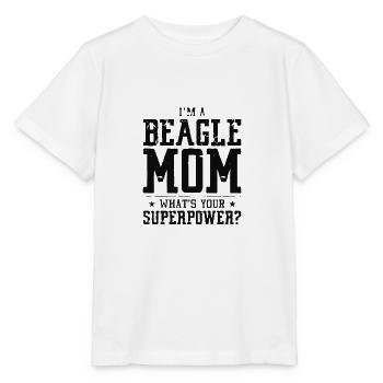 maman beagle - T-shirt bio MINI CREATOR Stanley/Stella Enfant - blanc - Devant - Maike (125cm)