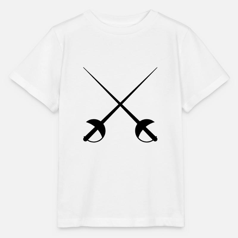 two swords 1 - Stanley/Stella MINI CREATOR Kids’ T-Shirt - white