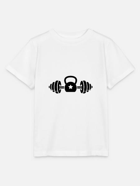 Hantel - Stanley/Stella Kinder T-Shirt MINI CREATOR - Weiß