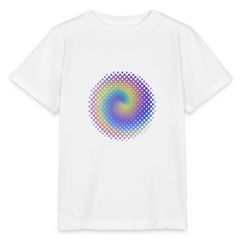 Motifs de points vertèbre coloré - T-shirt bio MINI CREATOR Stanley/Stella Enfant - blanc - Devant - Maike (125cm)
