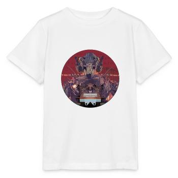 Wicker Man Achterbahn Design - Alton Towers - Stanley/Stella Kinder T-Shirt MINI CREATOR  - Weiß - Vorne - Maike (125cm)