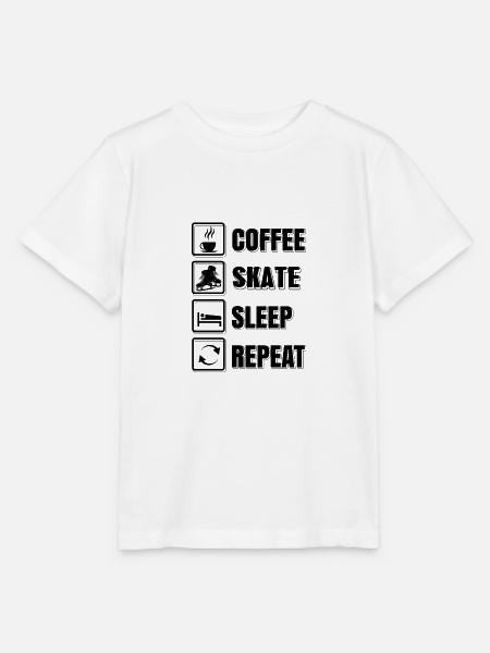 Eislaufen - Stanley/Stella Kinder T-Shirt MINI CREATOR - Weiß
