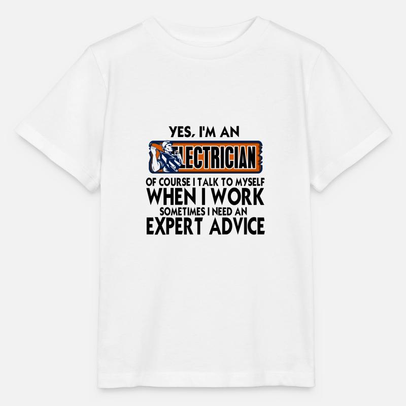 Elektriker - Stanley/Stella Kinder T-Shirt MINI CREATOR  - Weiß