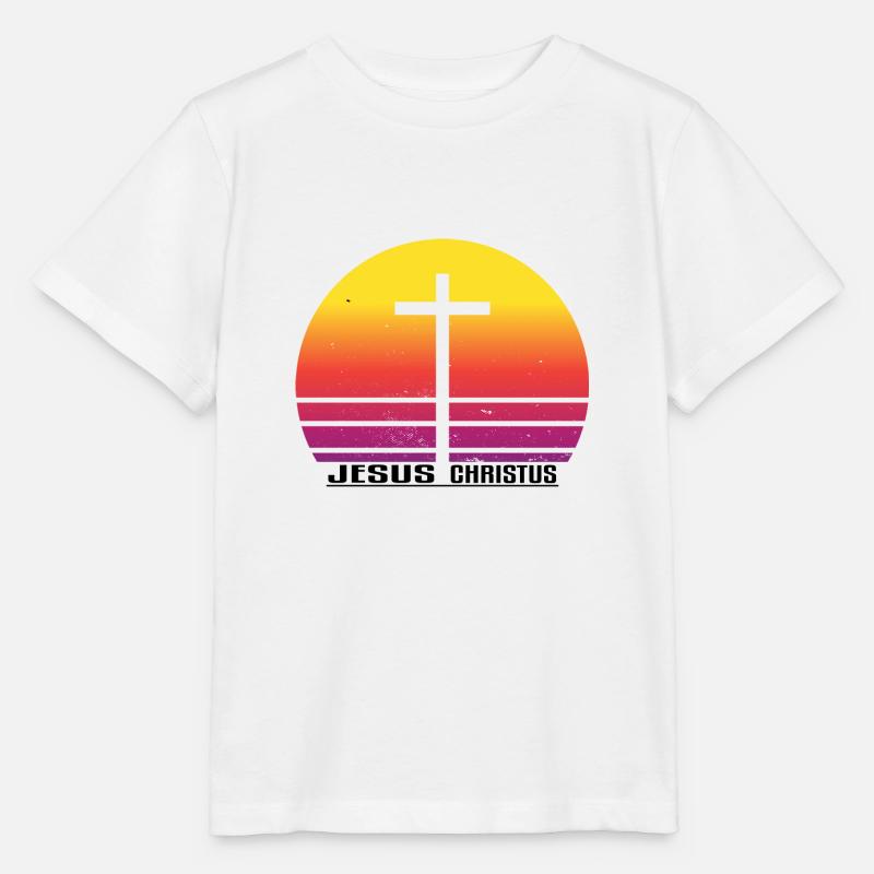 Jésus-Christ - T-shirt bio MINI CREATOR Stanley/Stella Enfant - blanc