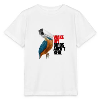 birds aren't real - Stanley/Stella Kinder T-Shirt MINI CREATOR  - Weiß - Vorne - Maike (125cm)