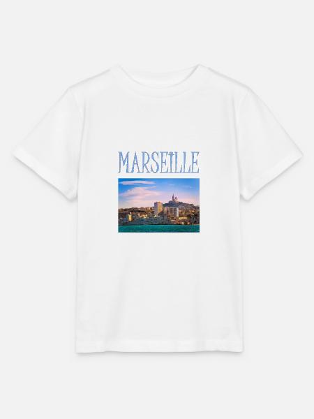 MARSEILLE KUNST - Stanley/Stella Kinder T-Shirt MINI CREATOR - Weiß