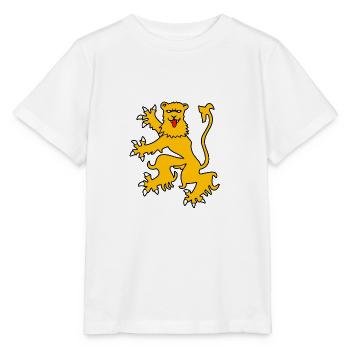 Lion OR aveyron Flagge - Stanley/Stella Kinder T-Shirt MINI CREATOR  - Weiß - Vorne - Maike (125cm)
