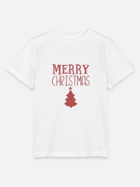 Merry christmas - Stanley/Stella Kinder T-Shirt MINI CREATOR - Weiß